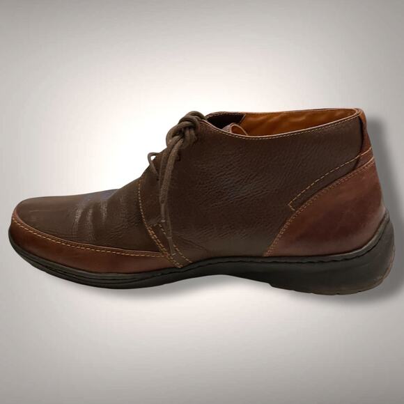 Men's 12M JOHNSTON & MURPHY Brown Leather Chukka Boots Excellent Condition - Picture 6 of 14